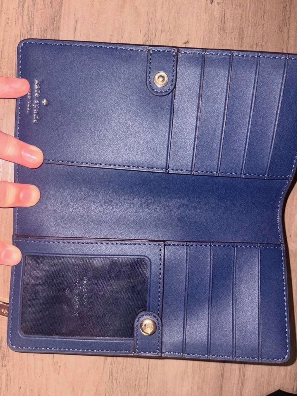 kate spade Mint Green Saffiano Zip-Around Wallet - Picture 3 of 3
